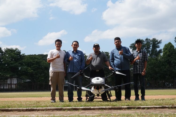 kegiatan drone pertanian